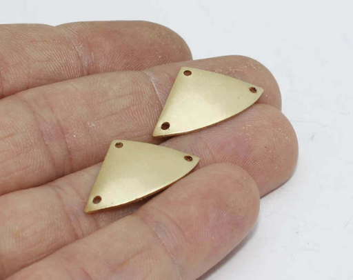 Brass Triangle Charms