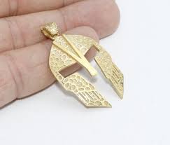 Brass Helmet Necklace