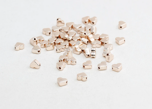 Spacer Beads, Mini Heart 