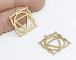 Brass Chakra Charms