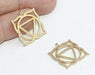 Brass Chakra Charms