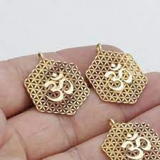 Brass Om Pendant