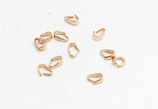 Rose Gold Pinch Bails