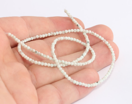  Bead Strand, Faceted Round Beads
