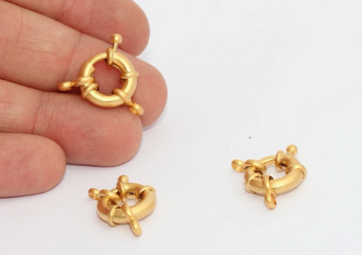 Matt Gold Spring Clasp