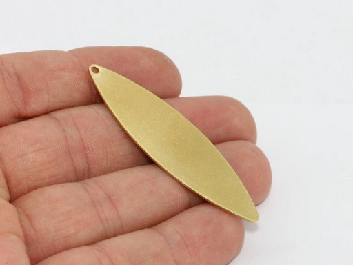 Brass Marquise Charms