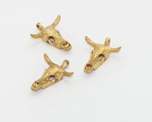 Brass Cattle Charms