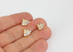 Small Eye Charms, Hoop Earring 