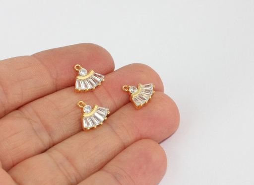 Small Eye Charms, Hoop Earring 