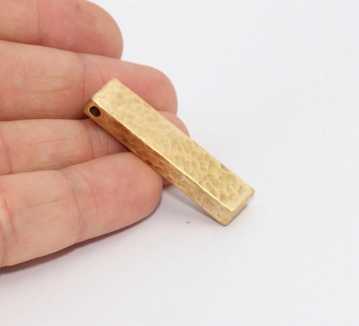 Brass Hammered Bar