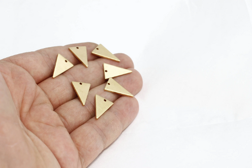 Brass Triangle Charms