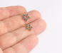 Shiny Gold Star Charms
