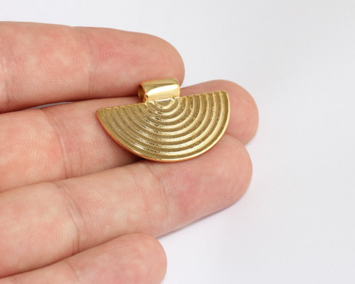Semicircle Charms, Half Moon 