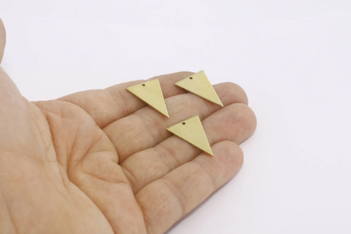 Brass Triangle Charms