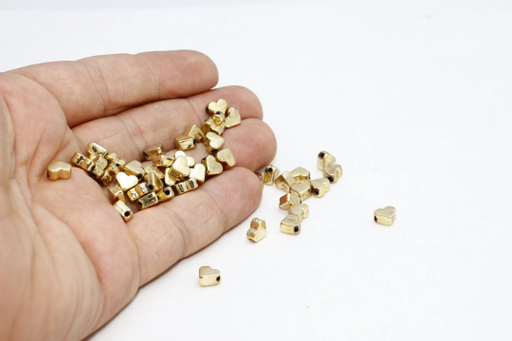 Spacer Beads, Mini Heart