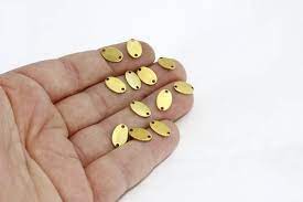 Brass Two Hole Disc