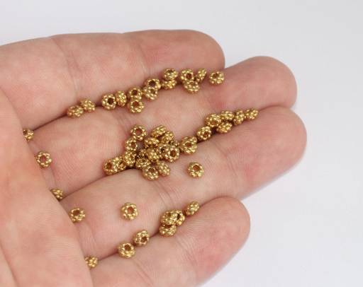  Flower Beads, Spacer Beads, Connector