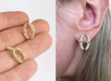 Drop Earrings, Micro Pave