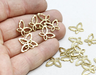 Brass Butterfly Charms