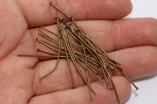 Bronze Head Pins