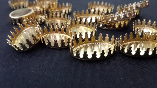 Brass Cabochon Round Settings
