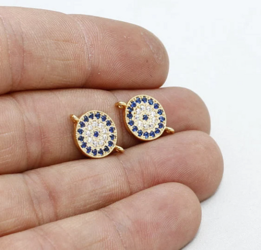 Pave Evil eye Charms