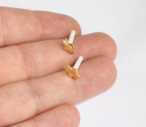 Cross Stud Earrings