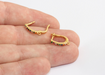 Micro Pave Earrings, Huggie