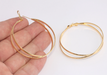 Earrings, Double Hoop
