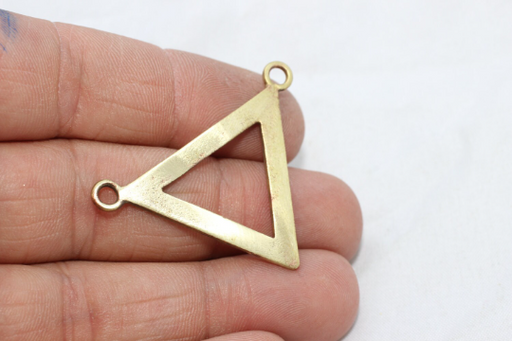 Brass Triangle Charms