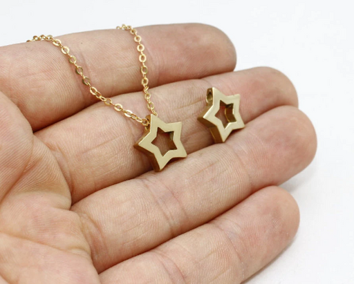 Brass Star Charms