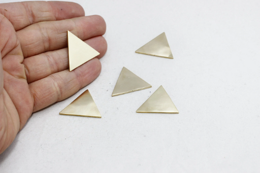 Brass Triangle Pendant