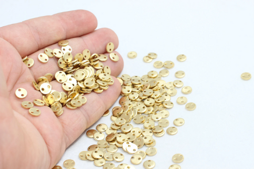 Brass Disc Charms