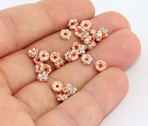  Spacer Beads, Zircon Beads
