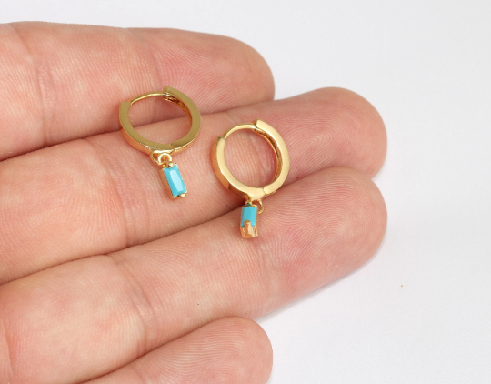 14mm 24k Shiny Gold Earrings, Leverback Earrings  , Earwire           MLS924