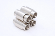 Inner Size Silver Color Magnetic Clasps For Round Leather