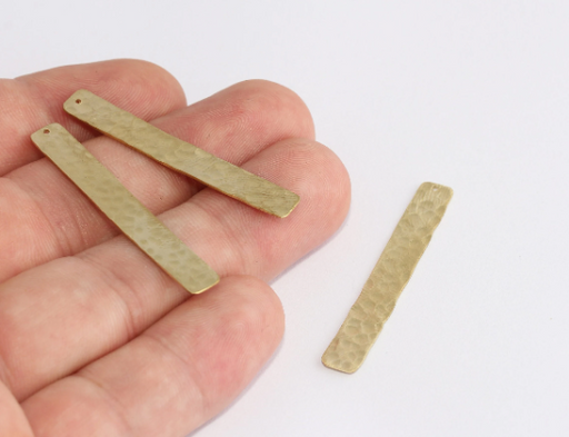 Brass Hammered Bar
