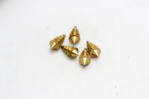 Brass Spike Charms