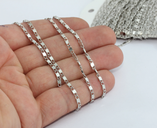 Silver and Rose Chains — KJewelryMetal