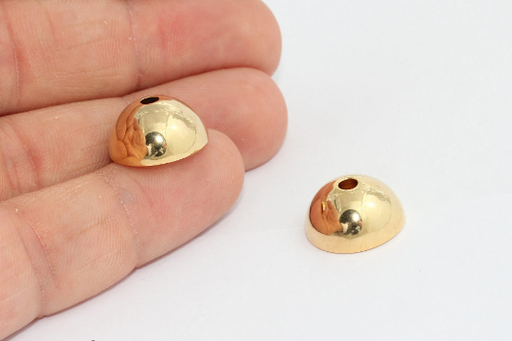 Spacer Beads, Half Ball