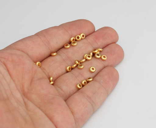 Spacer Beads, Gold Spacers