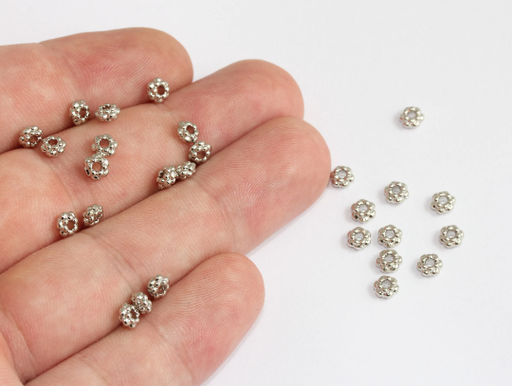 Flower Beads, Spacer Beads