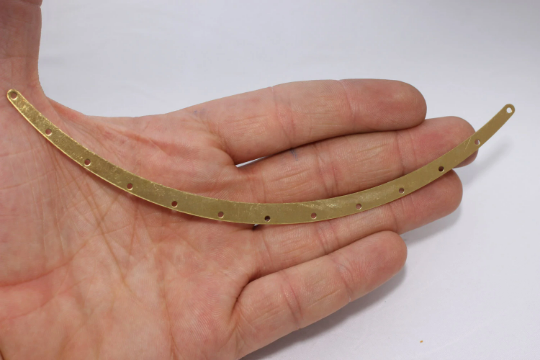 Raw Brass Collar Findings (160mm) Long Collar Pendant AC8