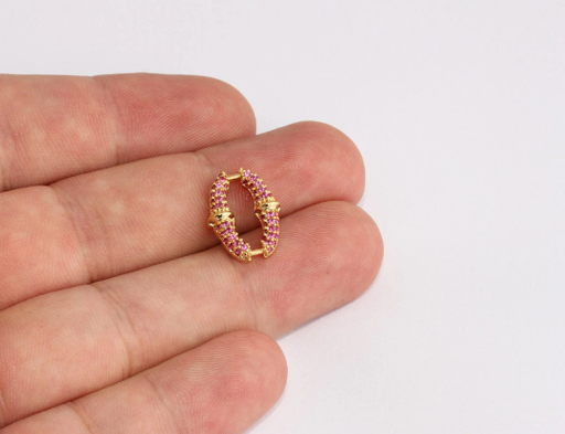 Shiny Gold Oval Chain Links
