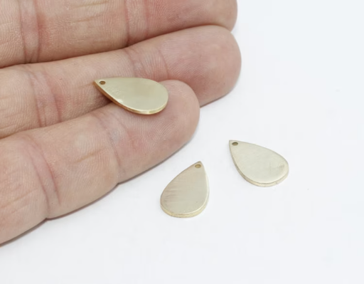 Brass Drop Charms
