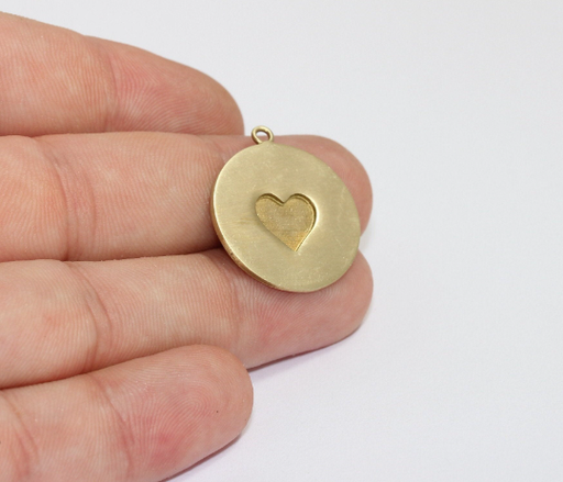Brass Heart Disc