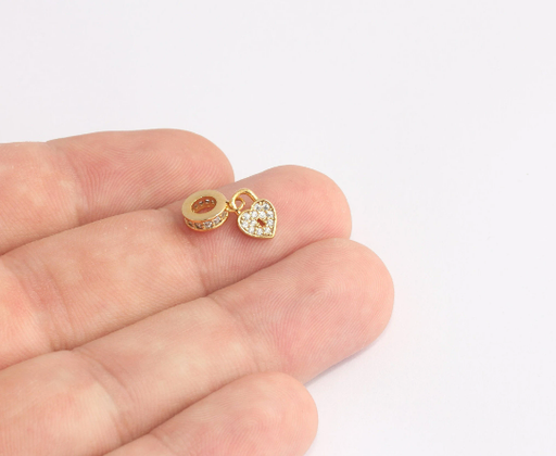 Shiny Gold Lock Beads