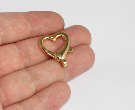 22x26mm 24k Shiny Gold Lobster Clasps, Claw Clasp,   CHK588