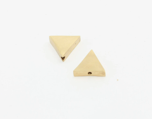 Brass Triangle Charms