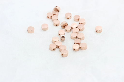Rose Gold Round Beads
